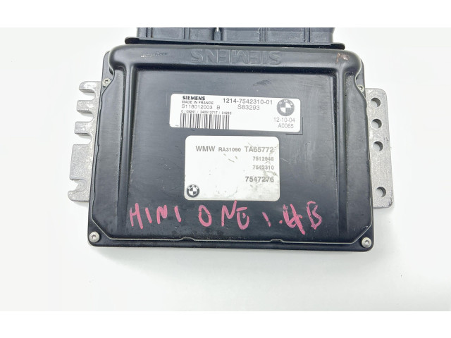 Řídící jednotka S118012003, 1214-7542310-01 Mini One - Cooper R50 - 53 2006
