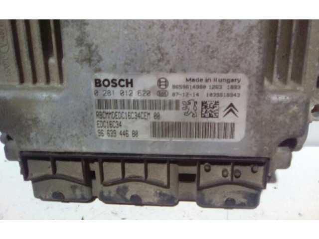 Блок управления двигателя 0281012620, 9663944680 Citroen Berlingo