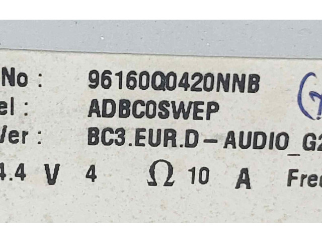 Блок управления 96160Q0420NNB   Hyundai i20 (BC3 BI3)