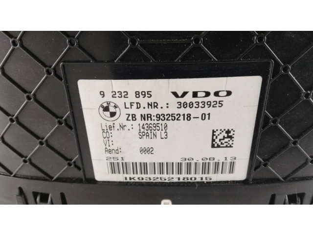 Přístrojová deska BMW 4 F32 F33 2014 9325218, 9232895