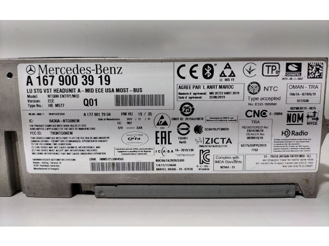 Блок управления A1679003919   Mercedes-Benz A W177 AMG