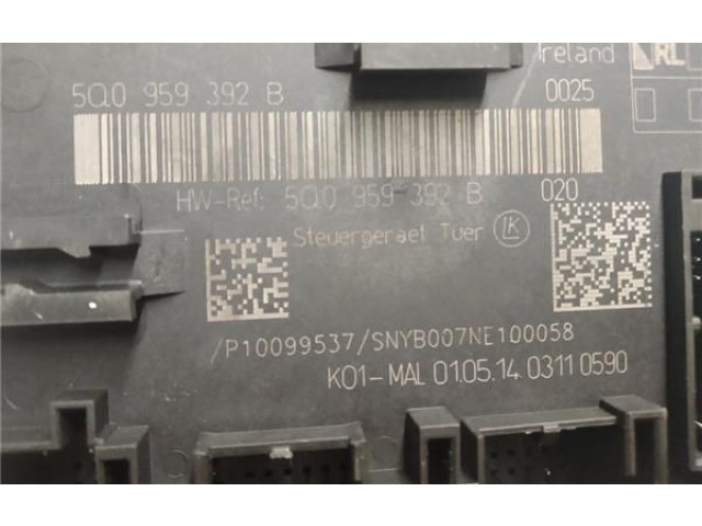 Блок управления 5Q0959392B, 5Q0959392B   Volkswagen Golf VII