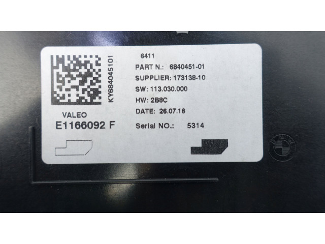 Блок управления климат-контролем 6840451 BMW Z4 E89