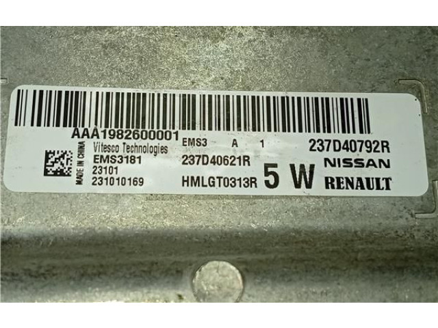 Блок управления 237D40621R, 237D40792R Dacia Spring