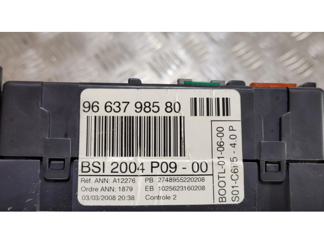 Блок комфорта 9663798580 Citroen C4 I