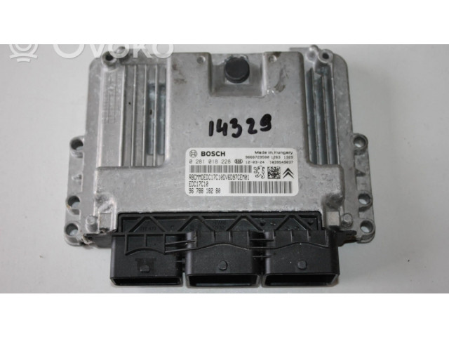 Řídící jednotka 0281018228, 9678818280 Citroen Berlingo 2012