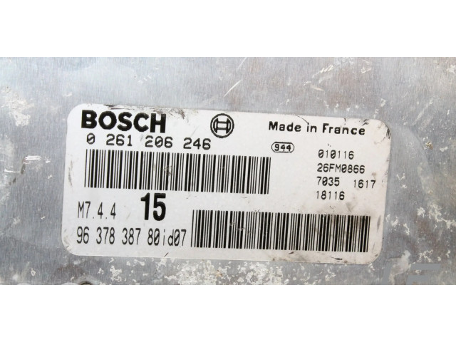 Řídící jednotka 0261206246 Citroen Saxo 2003