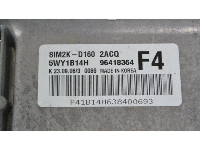 Модуль блока управления кондиционером 96418364 Chevrolet Epica