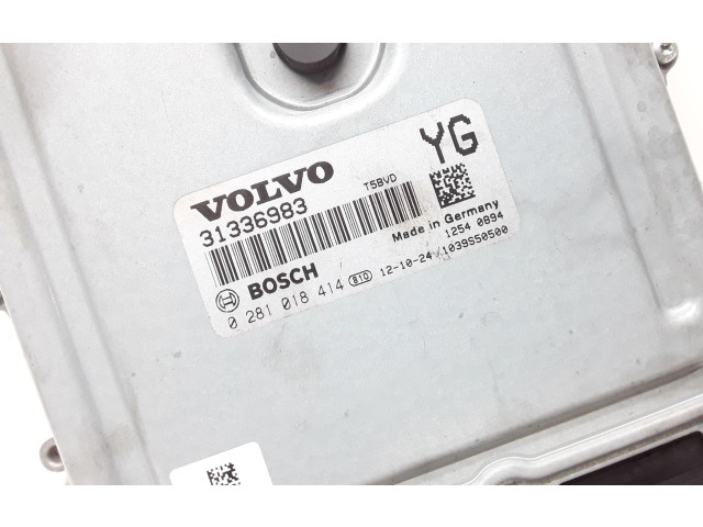 Блок управления двигателя 31336983, 0281018414 Volvo V70