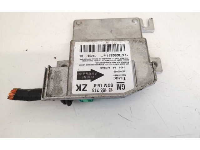 Блок подушек безопасности 13158713zk, 327963935   Opel Meriva A
