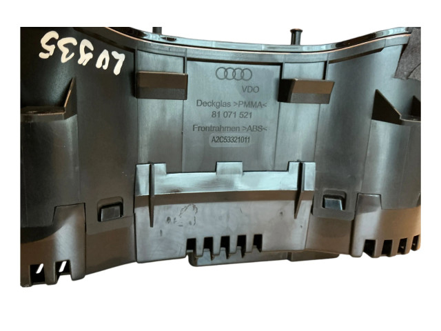 Панель приборов 8P0920982J, 81071521 Audi A3 S3 A3 Sportback 8P