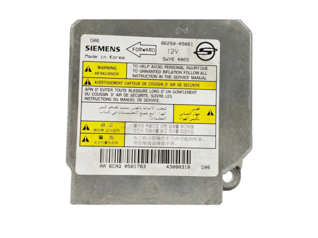 Блок подушек безопасности 8625009061, 5WY64065 SsangYong Kyron