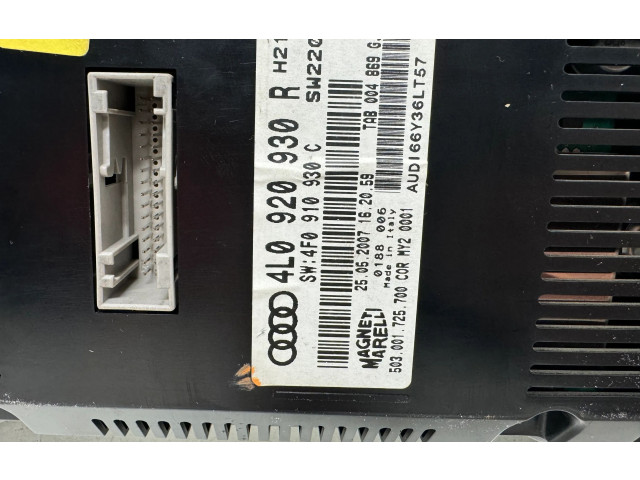 Přístrojová deska Audi Q7 4L 2007 4L0920930R