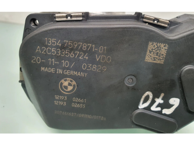 Дроссельная заслонка 7597871, 13547597871 BMW 5 F10 F11