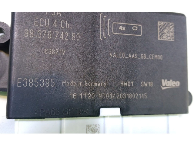 Блок управления 9837674280, E385395 Citroen Berlingo