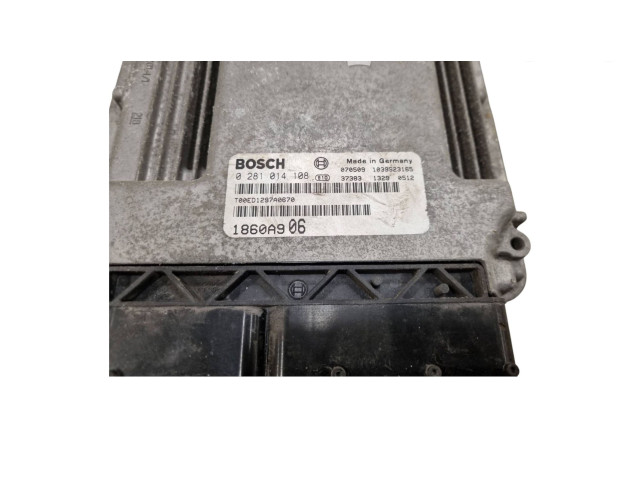Блок управления двигателя 0281014108, 1860A906   Mitsubishi Outlander