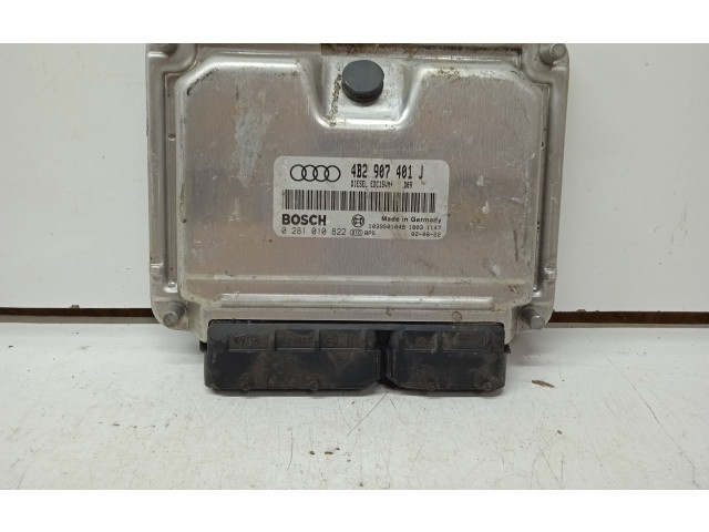 Блок управления двигателя 4B2907401J, 0281010822   Audi A6 S6 C5 4B