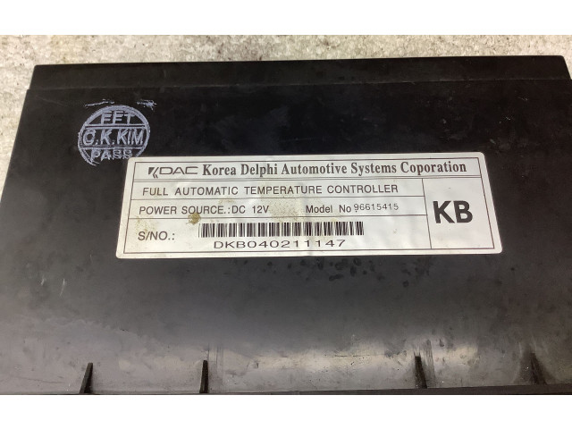 Блок управления климат-контролем 96615415, DKB040211147   Chevrolet Lacetti
