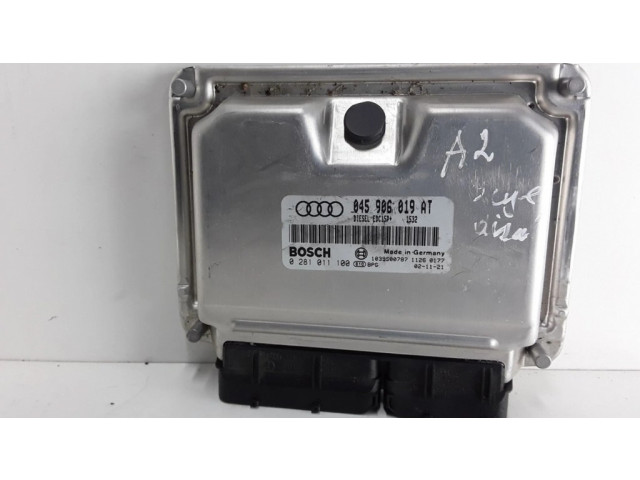 Блок управления двигателя 0281011100, 045906019AT   Audi A2