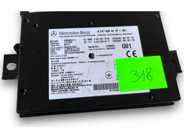 Блок комфорта S318, A2479004415 Mercedes-Benz GLB x247