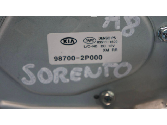 Двигатель стеклоочистителя заднего стекла 98700-2P000   KIA Sorento    