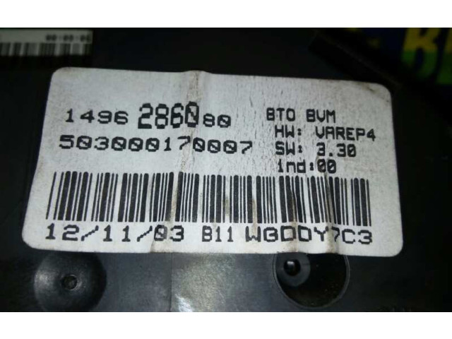 Панель приборов 1496286080 Citroen C8