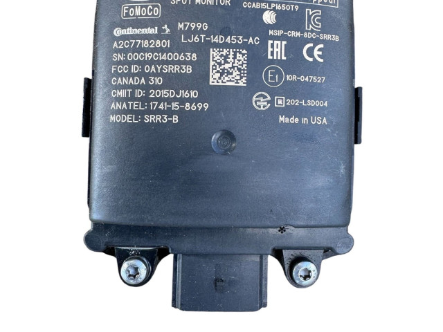 Blind spot module LJ6T14D453AC, A2C77182801   Ford Escape IV