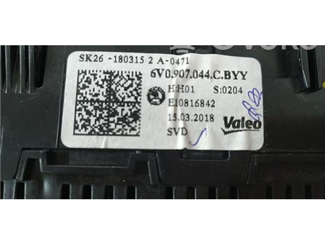 Блок управления климат-контролем 6V0907044 Skoda Fabia Mk3 (NJ)