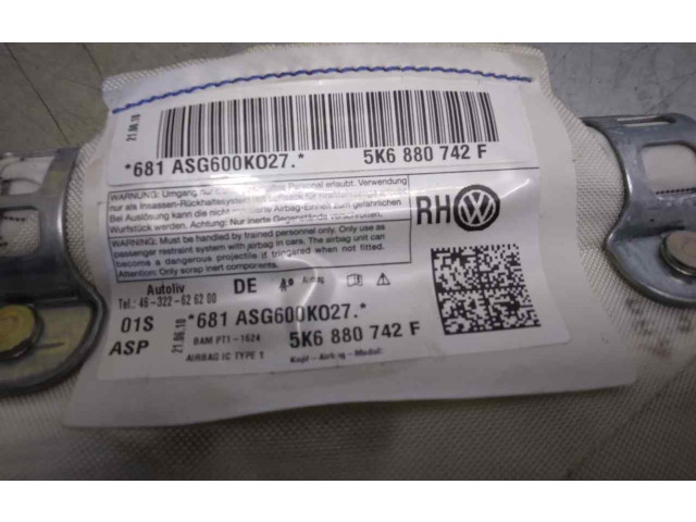 Подушка безопасности двери 5K6880742F, 5PUERTAS Volkswagen Golf SportWagen