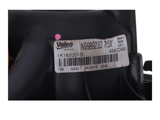 Вентилятор печки 1K1820015L Audi Q3 8U