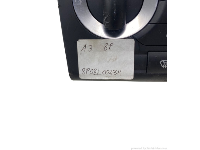 Блок управления климат-контролем 8P0820043H   Audi A3 S3 8P