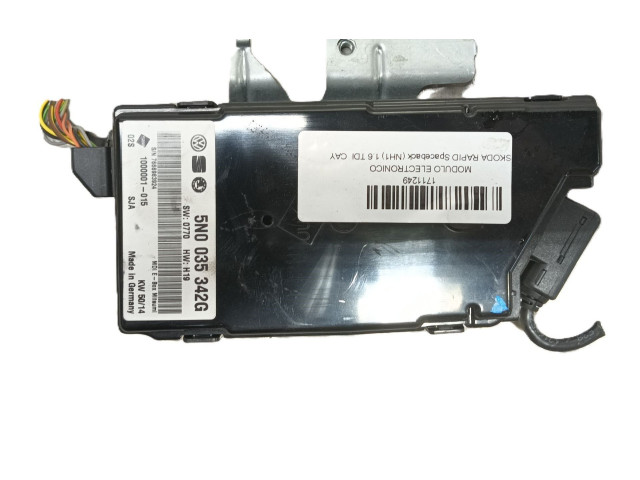 Блок управления 5N0035342G, 5N0035342G   Skoda Rapid (NH)