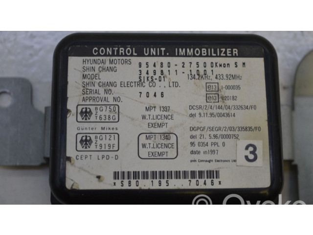 Блок управления 9548027500 Hyundai Coupe