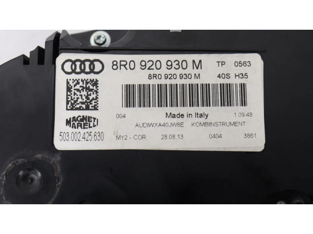 Панель приборов 8R0920930M Audi Q5 SQ5