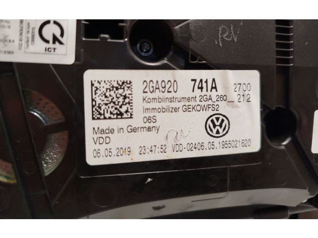 Přístrojová deska Volkswagen T-Roc 2019 2GA920741A