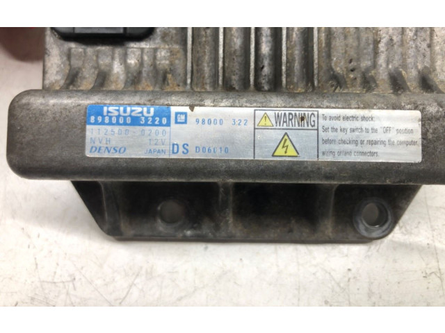 Блок управления двигателем Блок управления 112500-0200   Opel Meriva A