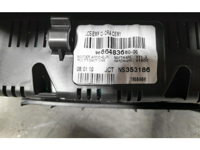 Дисплей 9666483680 Citroen Berlingo