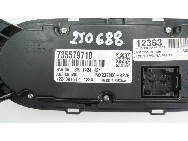 Блок управления климат-контролем 735579710   Fiat 500L