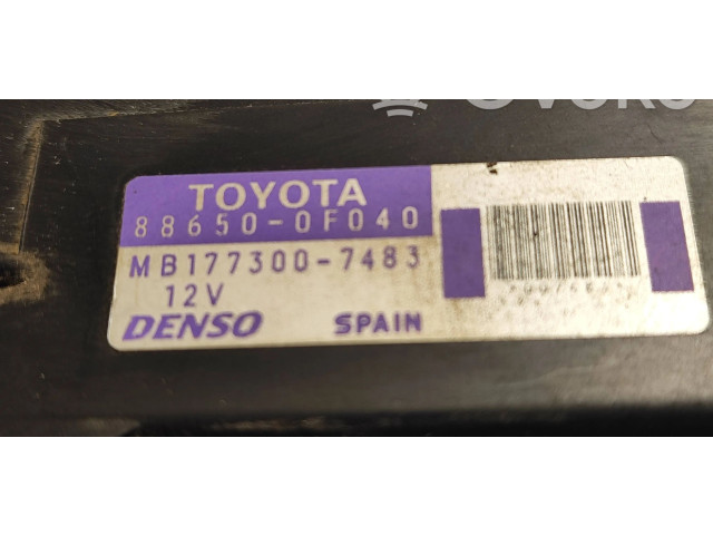 Блок управления 886500F040, MB1773007483 Toyota Corolla Verso AR10