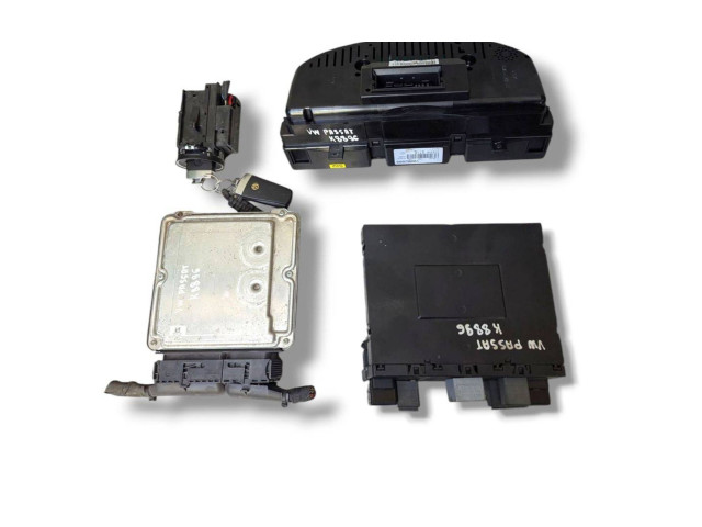 Комплект блоков управления 0281015029, 03L907309   Volkswagen PASSAT B6