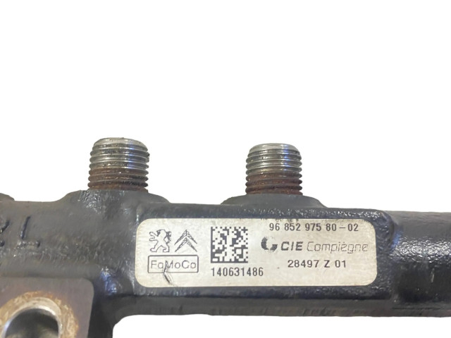 Топливная рампа 9685297580, 140631486   Citroen C3 Picasso 1.4 