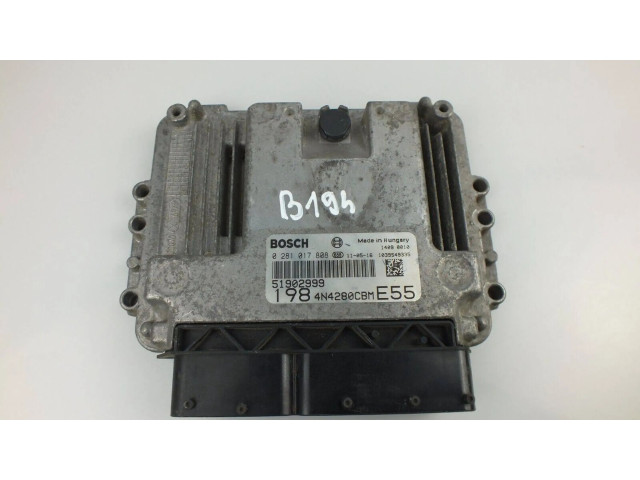 Блок управления двигателя 51902999, 4N4280CBM   Fiat Bravo