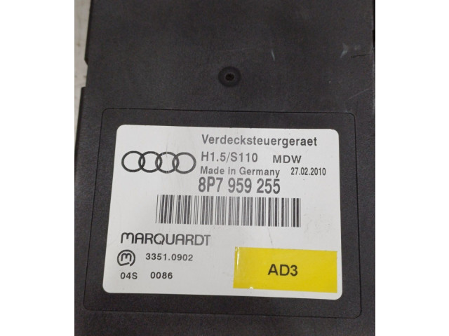 Блок управления 8P7959255B, 8P7959255   Audi A3 S3 8P