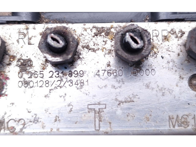 Jednotka ABS 47660-JD000, 0265231899 Nissan Qashqai 2008