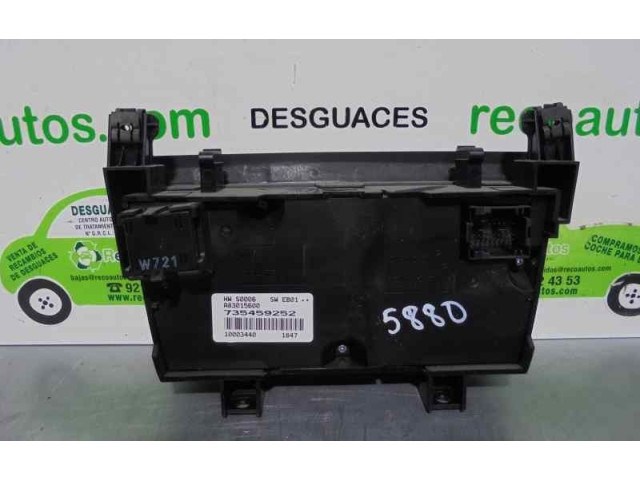 Блок управления климат-контролем 735459252 Fiat Linea