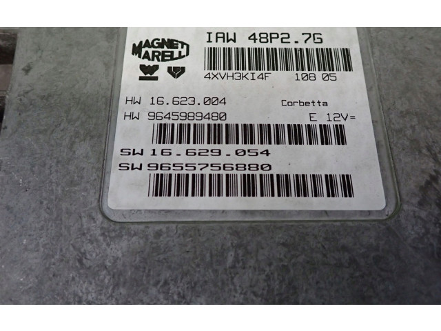 Блок управления двигателем Блок управления 9655756880 Citroen C2