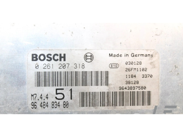 Řídící jednotka 0261207318 Citroen Saxo 2000