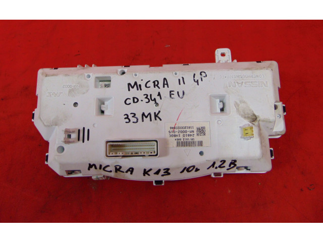 Přístrojová deska  Nissan Micra 2011 248101HB0C, 248101HB0C  