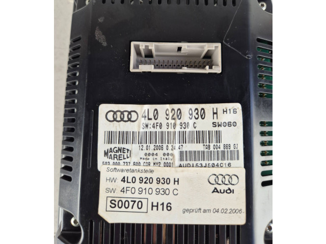 Přístrojová deska  Audi Q7 4L 2007 4L0920930H, 4F0910930C  