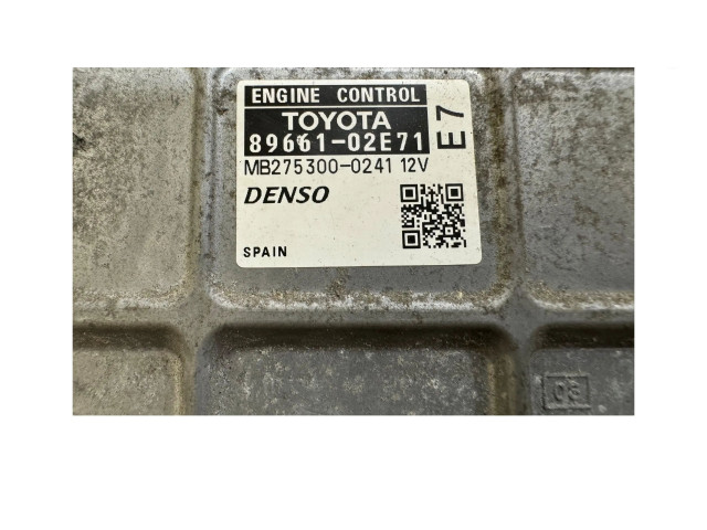 Řídící jednotka 8966102E71, MB2753000241 Toyota Auris 150 2008